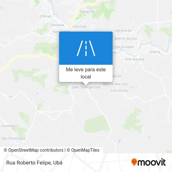Rua Roberto Felipe mapa
