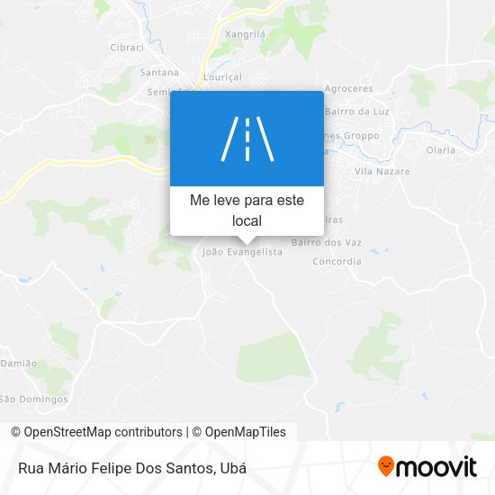 Rua Mário Felipe Dos Santos mapa