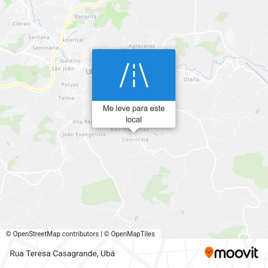 Rua Teresa Casagrande mapa