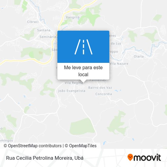 Rua Cecilia Petrolina Moreira mapa