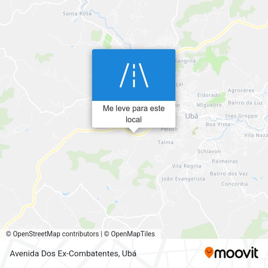 Avenida Dos Ex-Combatentes mapa