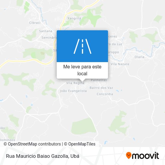 Rua Mauricio Baiao Gazolla mapa