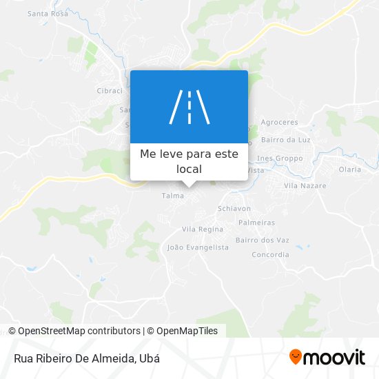 Rua Ribeiro De Almeida mapa