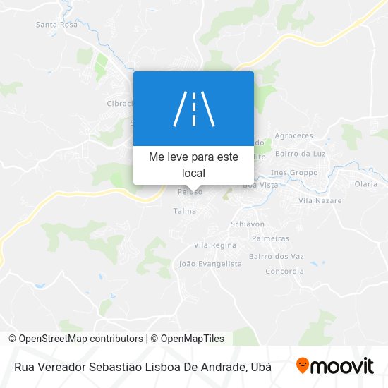 Rua Vereador Sebastião Lisboa De Andrade mapa