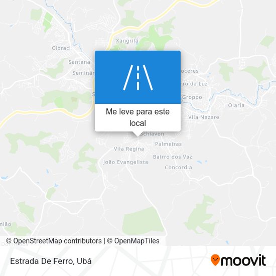Estrada De Ferro mapa