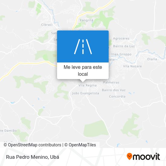 Rua Pedro Menino mapa
