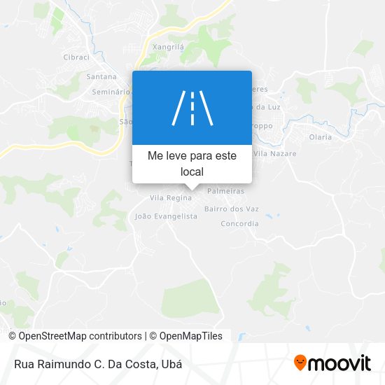Rua Raimundo C. Da Costa mapa