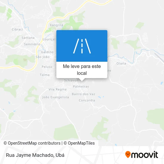 Rua Jayme Machado mapa