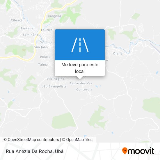 Rua Anezia Da Rocha mapa