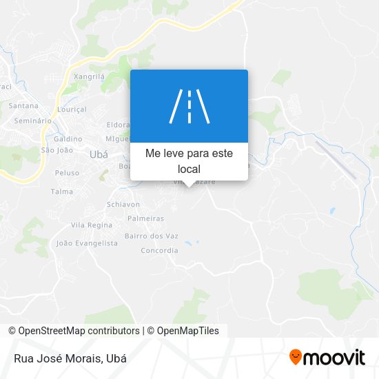 Rua José Morais mapa