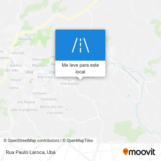 Rua Paulo Laroca mapa