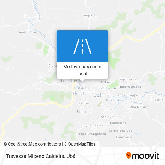 Travessa Miceno Caldeira mapa