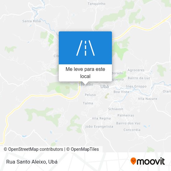 Rua Santo Aleixo mapa
