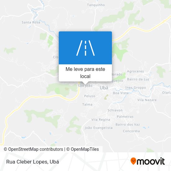 Rua Cleber Lopes mapa