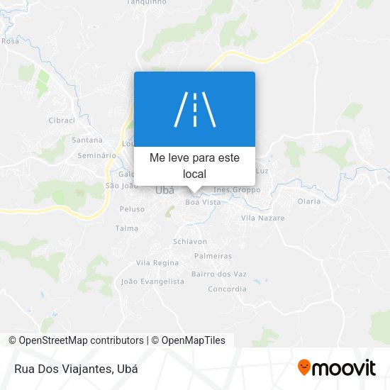 Rua Dos Viajantes mapa