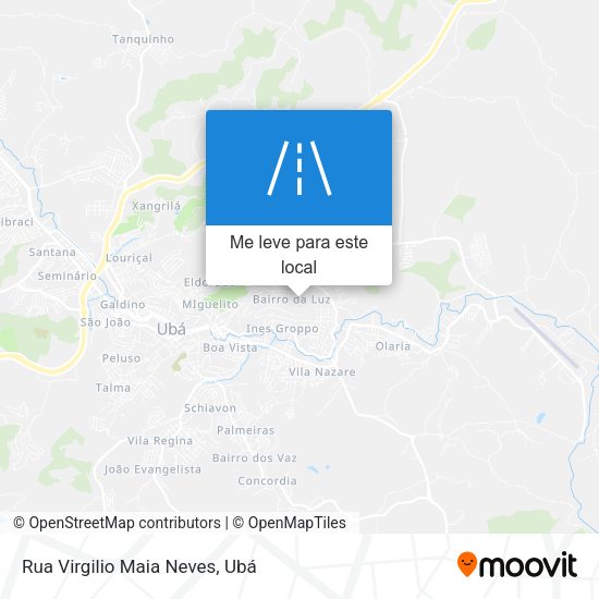 Rua Virgilio Maia Neves mapa