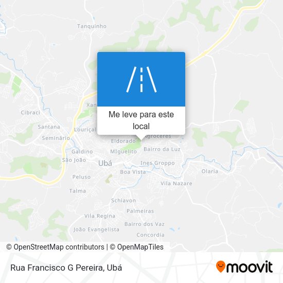 Rua Francisco G Pereira mapa