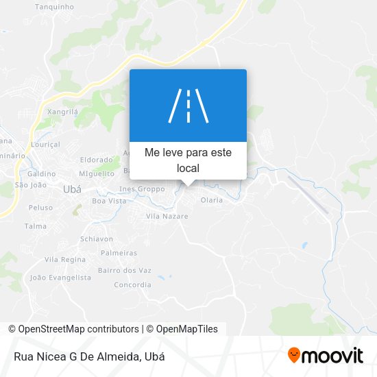 Rua Nicea G De Almeida mapa