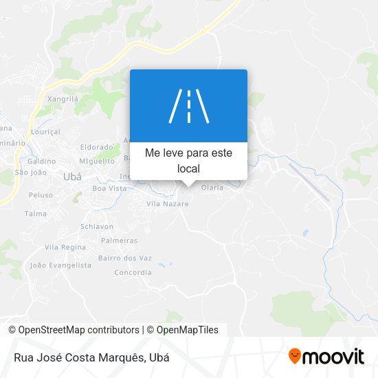 Rua José Costa Marquês mapa