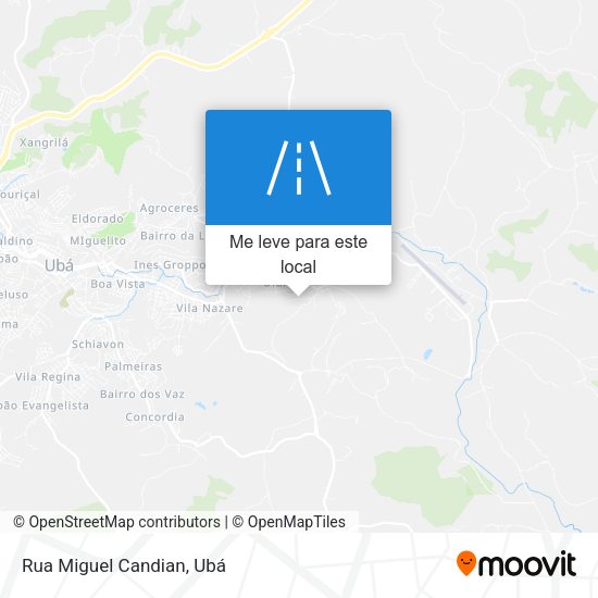 Rua Miguel Candian mapa