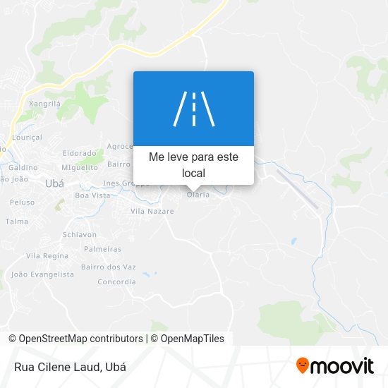 Rua Cilene Laud mapa