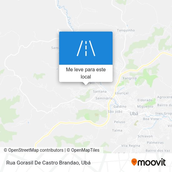 Rua Gorasil De Castro Brandao mapa