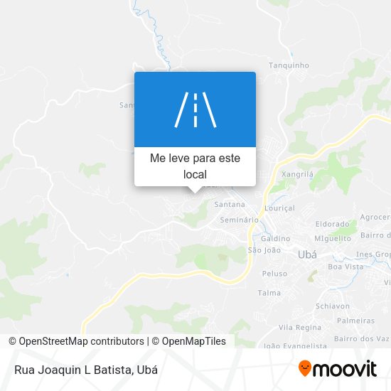 Rua Joaquin L Batista mapa
