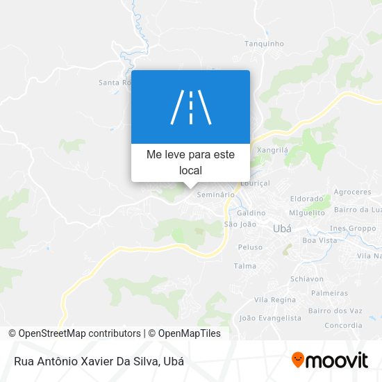 Rua Antônio Xavier Da Silva mapa