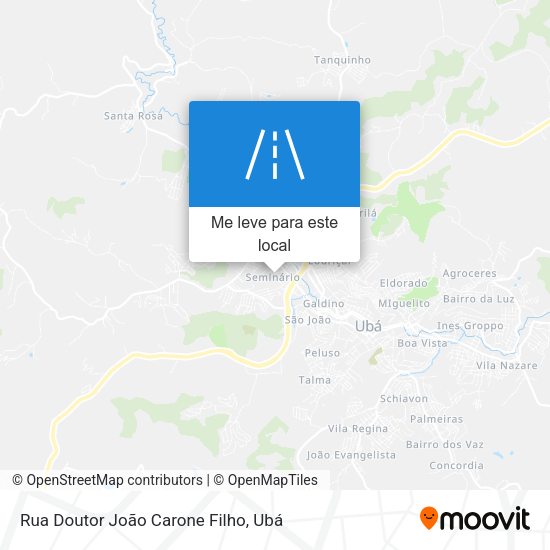 Rua Doutor João Carone Filho mapa
