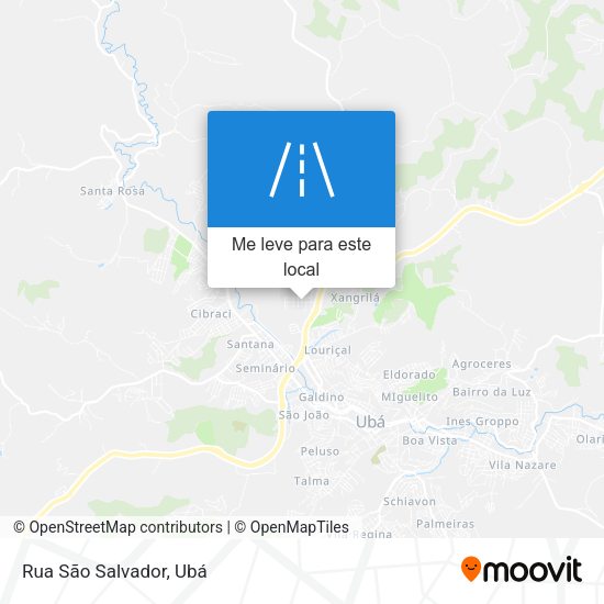 Rua São Salvador mapa