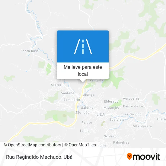 Rua Reginaldo Machuco mapa