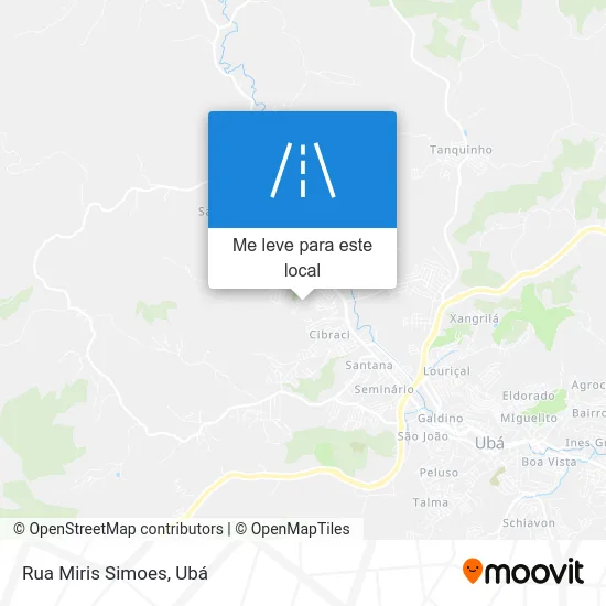 Rua Miris Simoes mapa