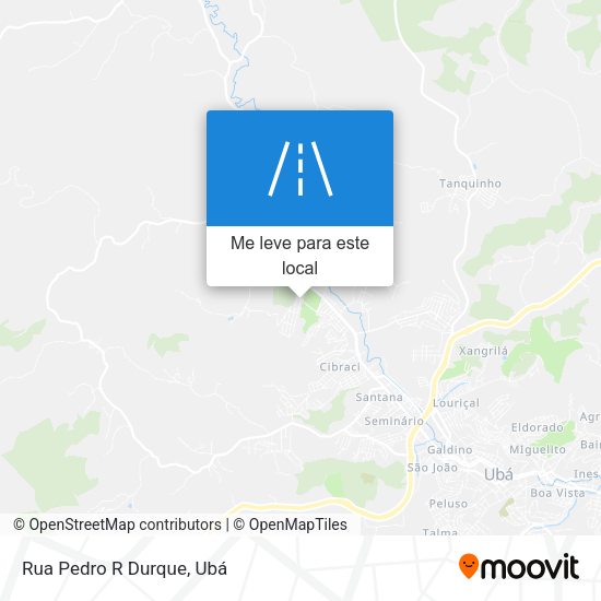 Rua Pedro R Durque mapa