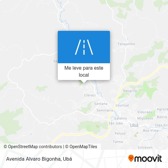 Avenida Alvaro Bigonha mapa
