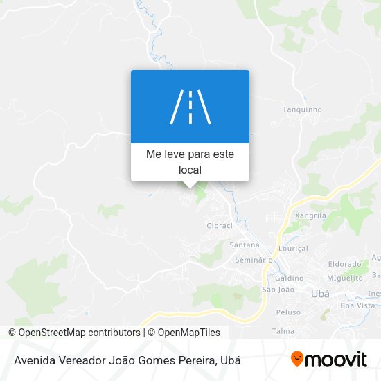 Avenida Vereador João Gomes Pereira mapa