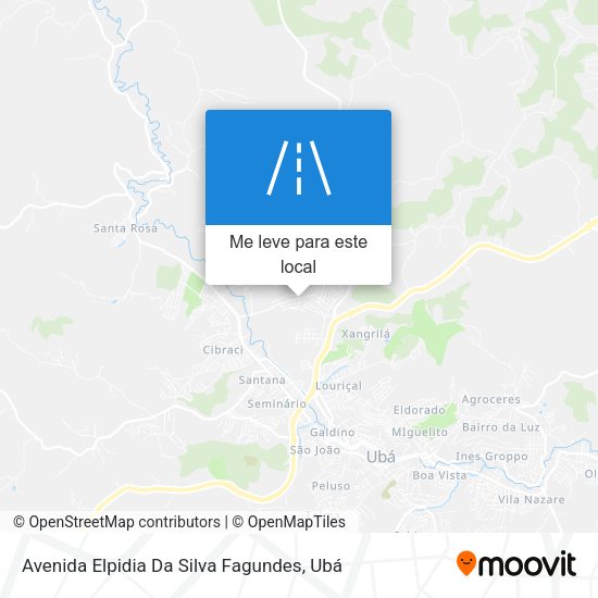 Avenida Elpidia Da Silva Fagundes mapa