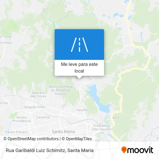 Rua Garibaldi Luiz Schimitz mapa