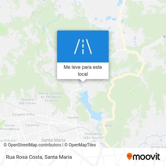 Rua Rosa Costa mapa