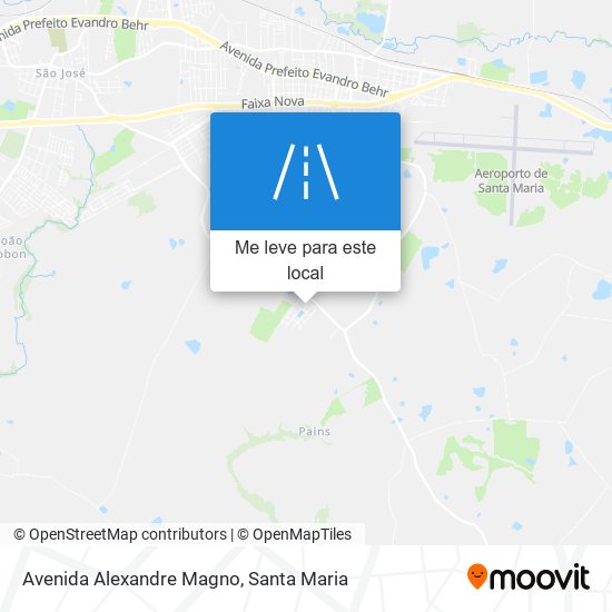 Avenida Alexandre Magno mapa