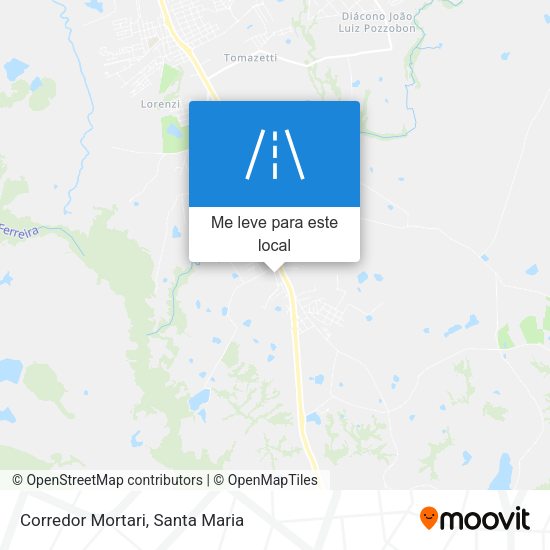 Corredor Mortari mapa