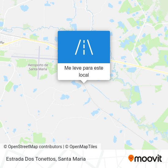 Estrada Dos Tonettos mapa