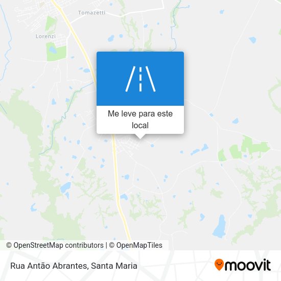 Rua Antão Abrantes mapa