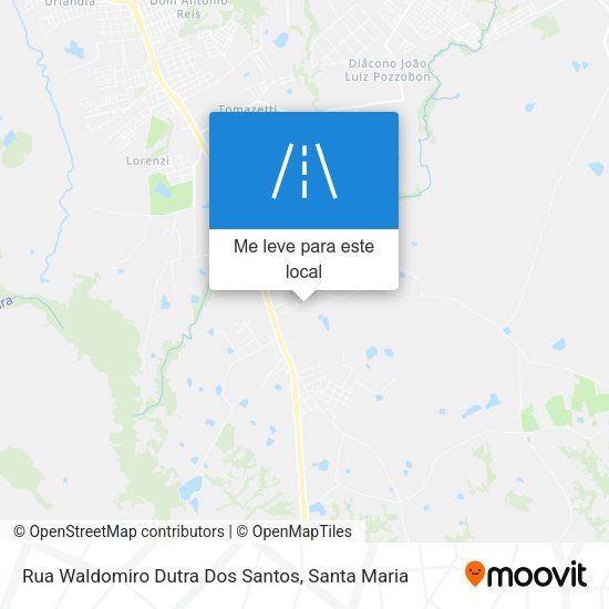 Rua Waldomiro Dutra Dos Santos mapa