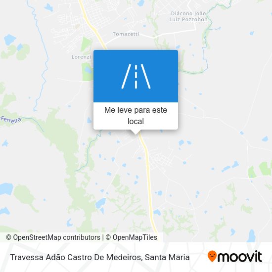 Travessa Adão Castro De Medeiros mapa