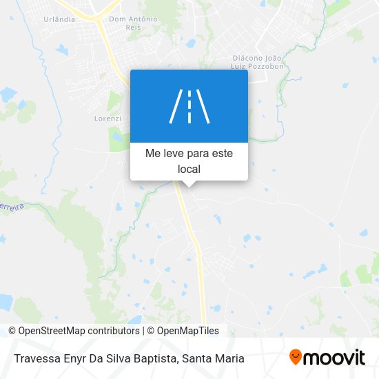 Travessa Enyr Da Silva Baptista mapa
