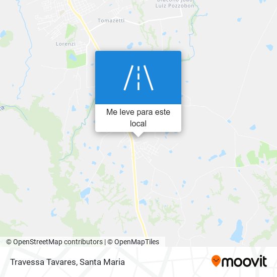 Travessa Tavares mapa