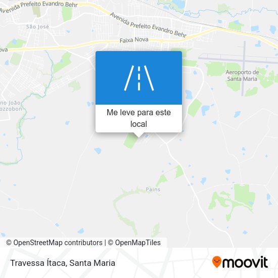 Travessa Ítaca mapa