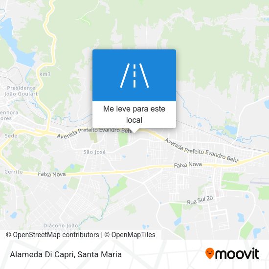 Alameda Di Capri mapa