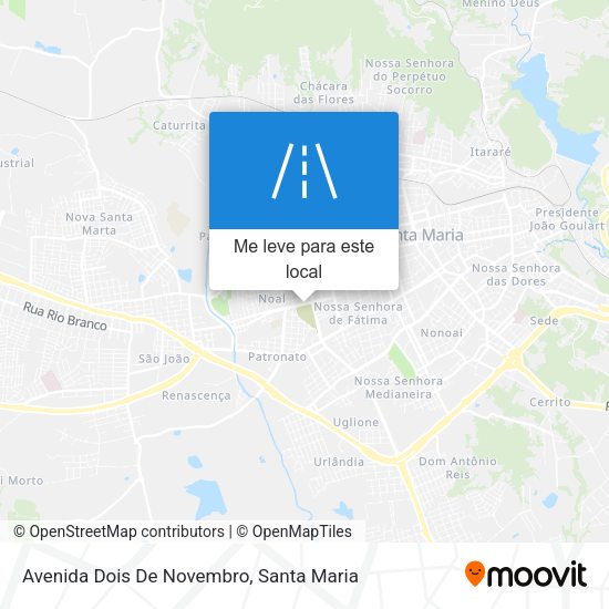 Avenida Dois De Novembro mapa