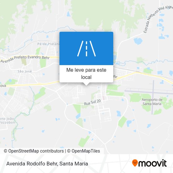 Avenida Rodolfo Behr mapa